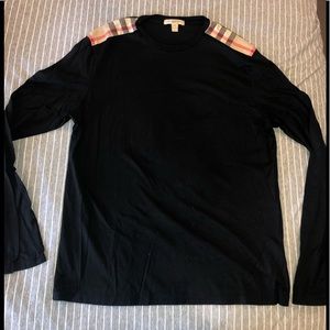 Burberry Shoulder Patch black long sleeve